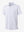 3D view of MAELREG Performance Jersey Print Polo in White Grey Sea Wave – breathable golf fabric