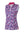 3d rendering of rose red florals women's sleeveless q-zip print quick dry golf tops