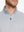 Front close-up from nose to chest, FADED DENIM HEATHER Quarter Zip Melange Pullover with soft textured fabric.