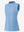 3d rendering of light blue women's moisture-wicking mock neck sleeveless golf tops
