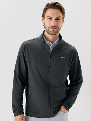 Lightweight Water-Resistant Nylon Blend Jacket