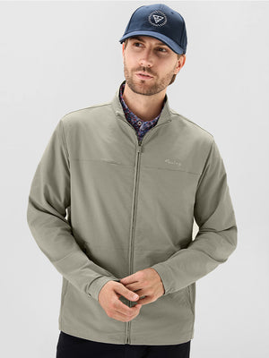 Lightweight Water-Resistant Nylon Blend Jacket