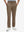 Front lower body shot of model wearing tobacco brown straight fit lightweight dress golf pants