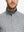 Men wearing Heather Pinstripe Brushed Dry Fit Quarter Zip Pullover in black heather, front half body fit view