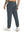 Water Resistant Comfy Fleece Golf Joggers in dark grey, front lower body fit view
