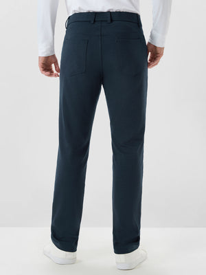 Textured Proflex Chino Pants With 5 Pockets