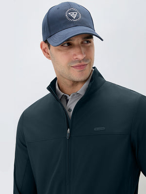 Full Zip Stand Collar Lightweight Windbreaker Jacket