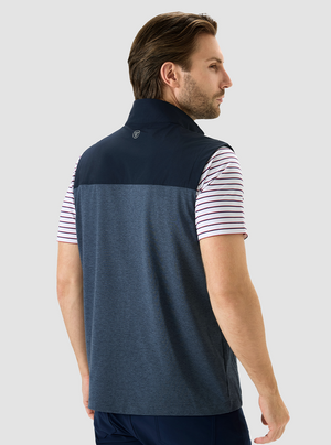 Color Block Lightweight Full Zip Vests