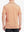Rear half-body shot of Cooling Stripe Golf Shirt in ORANGE STRIPE, showcasing stripe alignment and fit