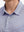 Close-up front view from nose to chest showing Cooling Stripe Golf Shirt in BLUISHYELLOW STRIPE, breathable fabric