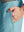 BLUE LIGHT Heather Performance Golf Shorts detail shot of hand in side pocket