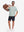 3d view of garment in light green heather of moisture wicking heather round neck athletic t-shirts.