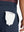 Back pocket detail of Lightweight Ankle-Zip Sweatpants with 4 Pockets in navy