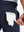 Back pocket detail of Golf Lightweight Fleece Lined Dress Pants in navy
