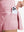 Detail view of inner pocket on lavender women's high waisted golf skirts with 4 inner pockets