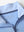 Collar detail close-up of LIGHT BLUE MELANGE Moisture Wicking Quarter Zip Pullover showing open design.