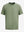 3d view of garment in green grey of men's short sleeve slim fit roma knit t-shirt.