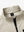 Detail view of the light khaki windproof golf vest, emphasizing the collar and zippered details.