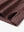 Brick Heather Skin-friendly Long Sleeve Melange Polo – close-up detail of side hem slit