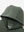 Hood detail of the olive green dry fit stretchy sweatshirts hoodie, showing smooth fabric and neat seams.