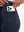 Inside view of pocket on navy women's high waist 2 in 1 quick dry shorts with 7 pockets