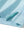 Detail of the side vent hem on the aqua feather weight jacquard polo shirts, showing the split design feature