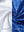 Close-up of the inner and outer fabric of youth full print stylish hoodies pullover in blue molecular structure, showing texture and finish