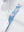 Detail view of collar and buttons on white women's 5 buttons collared polo shirts