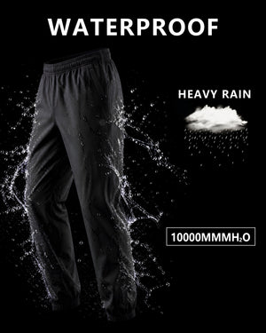 Pantalones Deportivos Ligeros Impermeables con Bolsillos con Cremallera