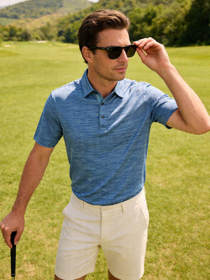 Polo de punto piqué Heather fresco