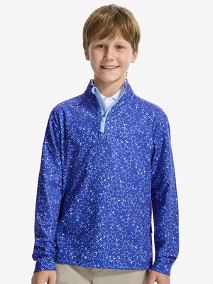 Youth Print Midlayer Q-Zip Pullover Sweatshirts