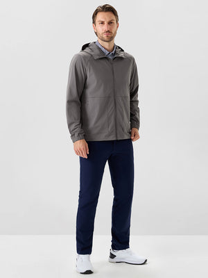 Nylon Blend Water Resistant Windbreaker Jacket