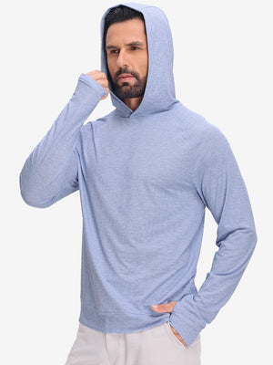 Sudadera con capucha ultraligera, suave y que absorbe la humedad