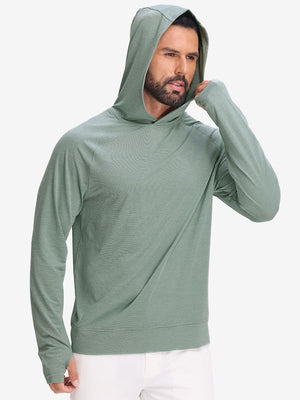 Sudadera con capucha ultraligera, suave y que absorbe la humedad