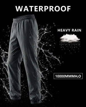 Pantalones Deportivos Ligeros Impermeables con Bolsillos con Cremallera